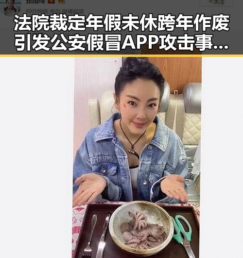 法院裁定年假未休跨年作废引发公安假冒APP攻击事件的关联反思